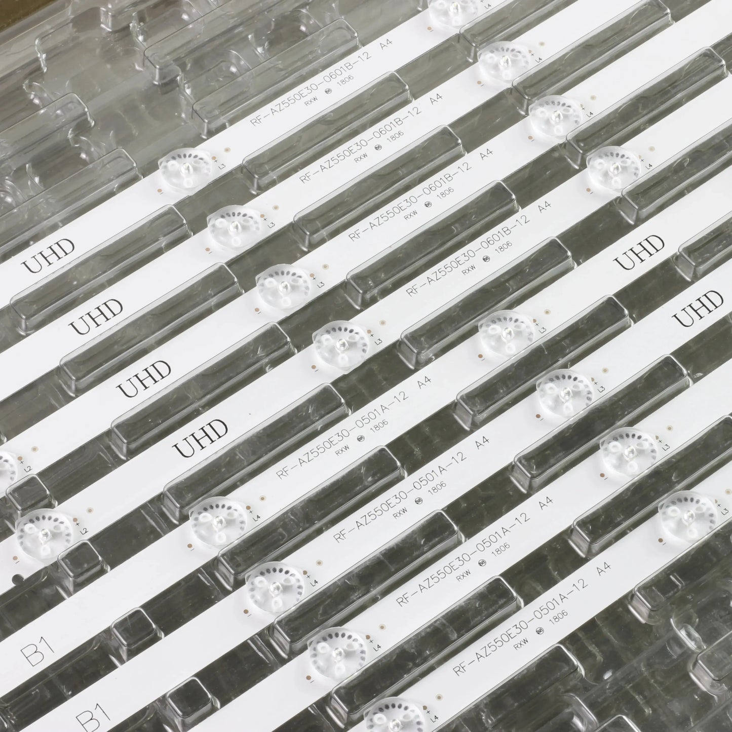 8pcs/set LED Backlight Strip For Philco PTV55U21 55UJ6300 55UJ6000 55UJ6200 55UJ620V 55LJ620V RF-AZ550E30-0601B-12 0501A A4