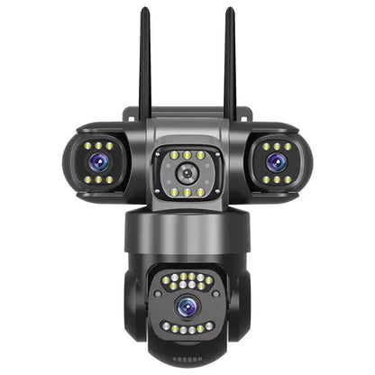 12MP WiFi IP Camera Outdoor Three Lens AI Tracking PTZ 10X Zoom Wireless Security CCTV Video Surveillance
