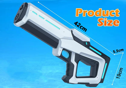 Children's Fully Automatic Water Storage Gun Large Capacity Electric Water Absorbing Toy Gun Summer Outdoor Water Toy Gift