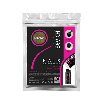 SEVICH 25g Hair Fibers Refill Bag Bald Extension Hair Growth Powder Salon Professional Hair Treatment Unisex Hair Loss Products