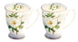300ML, bone china funny coffee mugs, porcelain floral painting, vintage countryside espresso cups, drinkware taza tea cup art