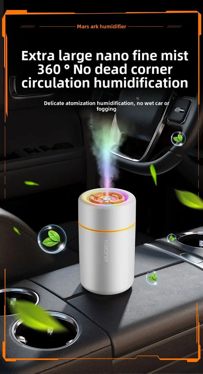 Mini Air Humidifier USB Electric Aroma Essential Oil Diffuser Purifier Aromatherapy Mist Maker Color Lights For Car Home Bedroom