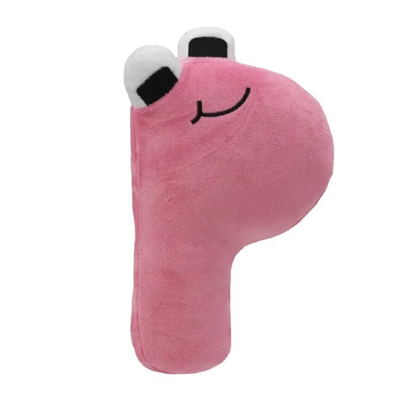 T Alphabet Lore Plush Toys Anime Doll Kawaii 26 English Letters Stuffed Toys Kids Enlightenment Montessori Plush Toy Doll Gifts