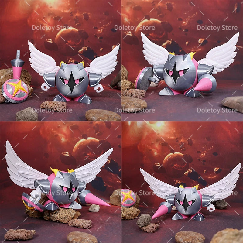 Hot Kirby Figures 3D Printed Galacta Knight Sword Kirby Morpho Knight Meta Knight Galaxia Character Models DIY Toy for Kid Gifts
