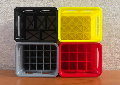 3D Printed Battery Storage Box DIY Beer Box No. 5 Aa No. 7 Aaa 9V Battery Stackable Storage Basket Storage Box