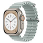 Ocean Strap for apple watch Band 44mm 40mm 45mm 41mm 49mm 46mm silicone correas bracelet iWatch series 7 5 6 3 se 8 Ultra 2 9 10