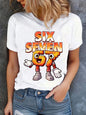 Funny 67 Brainrot Women T Shirts for Laddy Six Seven Brain Rot T-Shirt Party Tshirt for Girls T shirt for Woman Tops Tees