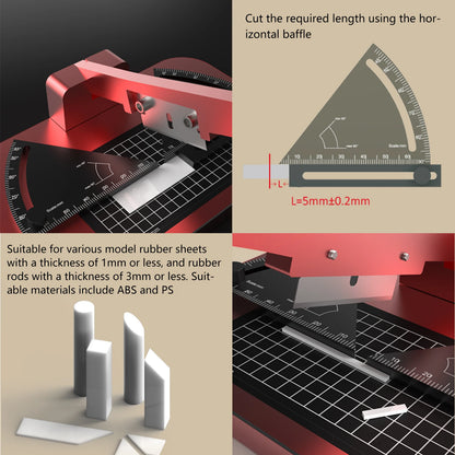 MAZHA T0009 Precision Angle Cutting Station Fixed Angle Micro Shaping Tool For Scale Models DIY Craft Hobby Model Building Kit