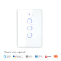 MOES Tuya ZigBee Light Switch Touch Glass Panel Fireproof Neutral Wire Required Remote Control Work With Alexa Google Home