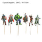 Avengers Marvel Party Decorations SuperHero Theme Tableware Kit Balloon Deco Happy Birthday Banner Supplies for Boys Favors Gift