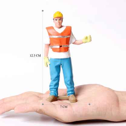 Realistic Professionals Pretend Career People Figures,Representing a Variety Of Occupations From Fire Fighter to Nurse Figurines