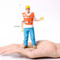 Realistic Professionals Pretend Career People Figures,Representing a Variety Of Occupations From Fire Fighter to Nurse Figurines