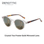ZENOTTIC (S Size) Retro Circular Polarized Sunglasses 2026 2025 Men Women Vintage Small Round Sun Glasses UV400 Goggles Shades