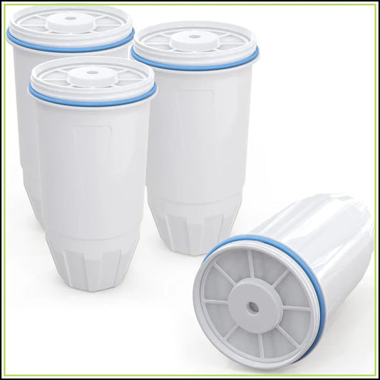 4-Pack Water Filter for Zero Pitchers, Reduces Lead & Chromium, Fast Filtration