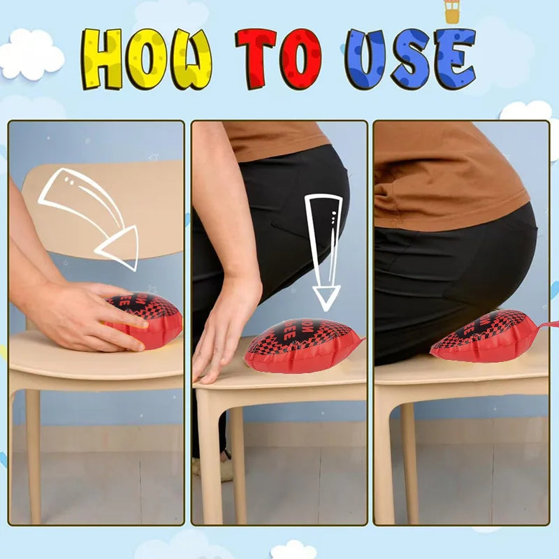 Household Seat Cushion Trick Fart Pad Prank Prop Simulated Farting Sound Teasing Friends Festival Gathering Noise Production TMZ