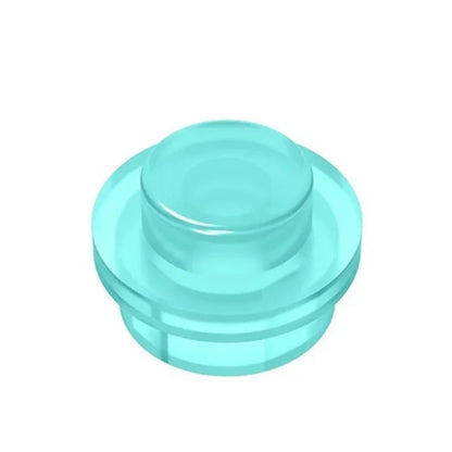100PCS PLATE 1X1 ROUND Compatible With 4073 Round & Angles MOC Self-Locking Bricks Building Blocks Toys Accessories