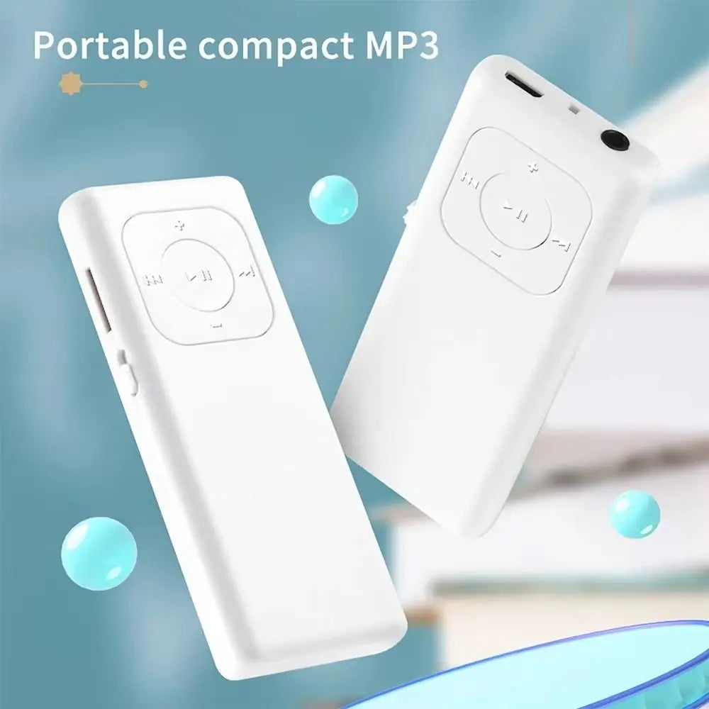 Fashion Long Strip Student MP3 Solid Color Ultra-thin MP3 Music Player Simple Mini Music Player Men Women