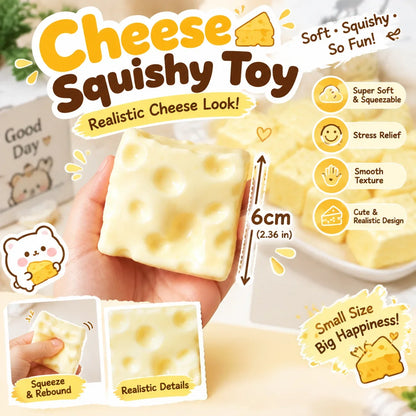 Butter Stick Squishy Crunchy Stress Ball, Blocks Filled Squeeze Fidget Toy, ADHD Anti-Stress Hand Sensory Relief Gift for Adults