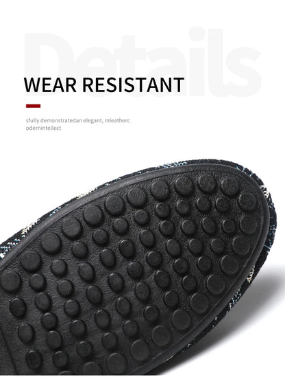 Summer Flat Casual Shoes Men Canvas Loafers Lightweight Breathable Slip-on Shoes Man Comfortable Non-slip Men's Driving Shoes