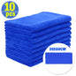 1-20Pcs Soft Microfiber Car Cleaning Towel Drying Cloth Hemming Wash Towel Water Suction Polishing Car Motorcycle Cleaning Tools
