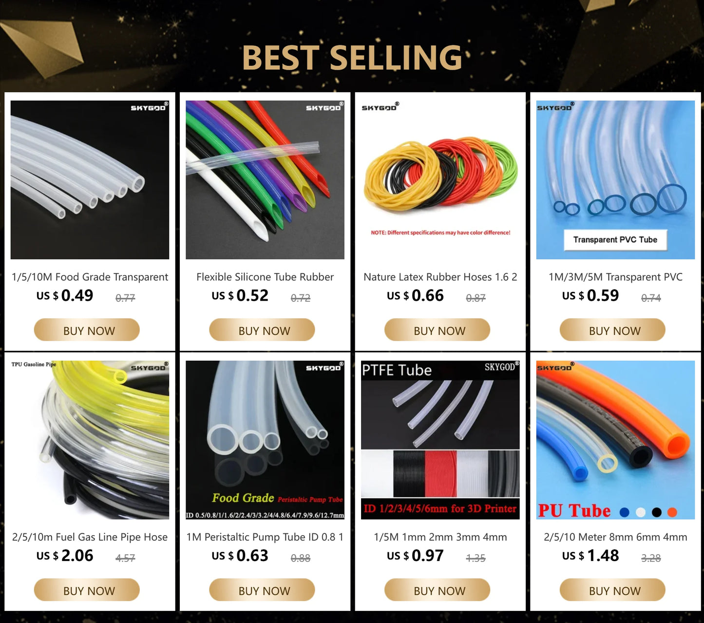 1/3/5/10M Silicone Tube Food Grade Rubber Hose Red Flexible Aquarium Air Irrigation Pipes Water Connector Garden Hoses