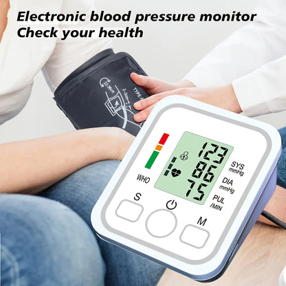 Health Care Blood Pressure Monitor Digital Tonometer Upper Arm Blood Pressure Meter Automatic BP Medical Sphygmomanometer Pulse