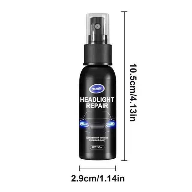 Scratch remover for repairing headlights, polishing agent for car headlights, polishing solution for repairing headlights