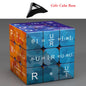 3x3x3 Magic Puzzle Cube Math Chemistry Element Physical Kids Puzzle Cube with Base Magico Cubo Children's Gifts Educational Toys