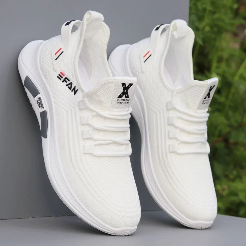 2025 Men Casual Shoes for Outdoor Comfortable Air Mesh Shoes Summer Breathable Men Loafers Wide Slip On Walking Shoes Men