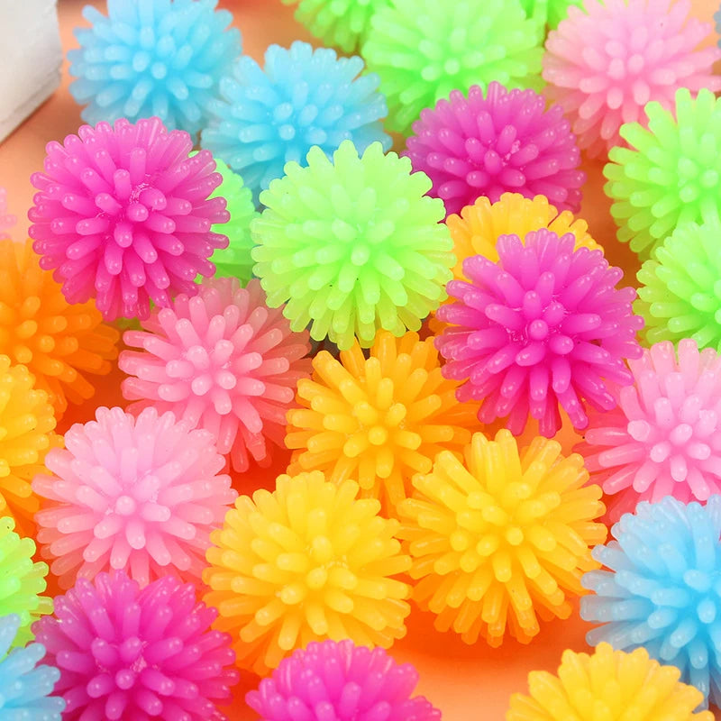 TPR Bayberry Ball Hedgehog Multi color Mini Massage Ball Foot Massage Ball Airout Yoga Stress Relief Soft Squeezing Plush Toy