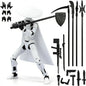 13 Action Figure Set 3D Printed Multi-Jointed Movable T13 Lucky13 Dummy Mobile Robot Desktop Decorations for Game Lovers Toy