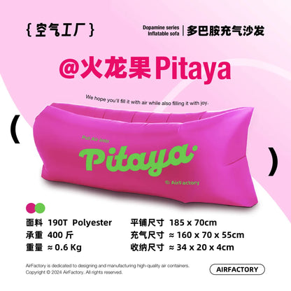 Portable Inflatable Sofa Air Lounger Lazy Couch for Outdoor Camping Hiking Beach Music Festival Travel Picnic Backyard Waterproo