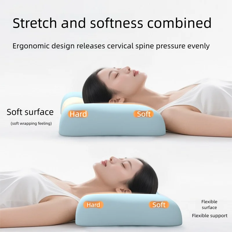 Support Anti-Hunchback Deep Sleep Aid Special Neck Traction Health Care For Adults Memory Foam Pillow Core Ergonomic Contour