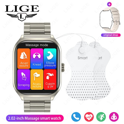 2026 AI Głos Mężczyźni Smartwatch Wojskowy Monitor Zdrowia Bezprzewodowe Połączenia Fitness Wodoodporny Sportowy Smartwatch dla Telefonów z iOS i Androidem