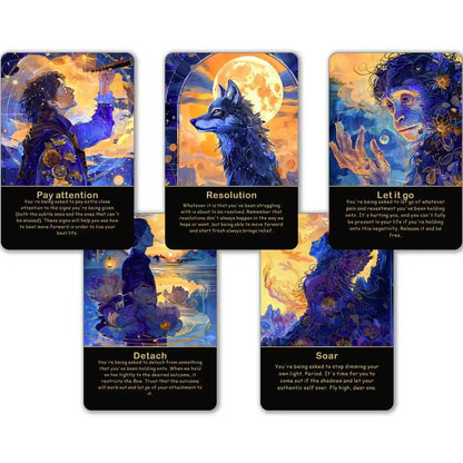 Akashic Oracle Cards, Energy Healing Oracle Deck, Record-Keeping Oracle Cards, Tarot Starter Deck, Karma Cleansing Oracle Cards