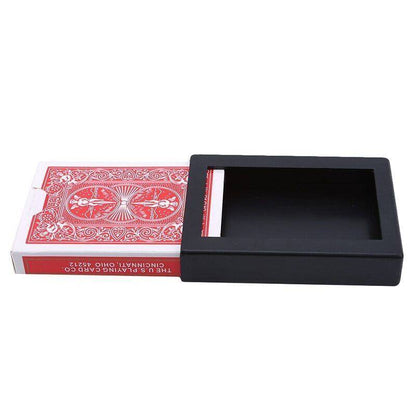 Vanishing Card Case Deck Vanishing Poker Card Magic Disappearing Cards Magic Toy Close Up Magic Trick Box Gift For Kids Adult