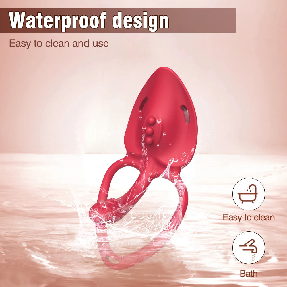 Wearable Panty Vibrator Female 10 Vibration with Wireless Control Vibrating Penis Ring Clitoral Stimulator Adult Sexy Toys