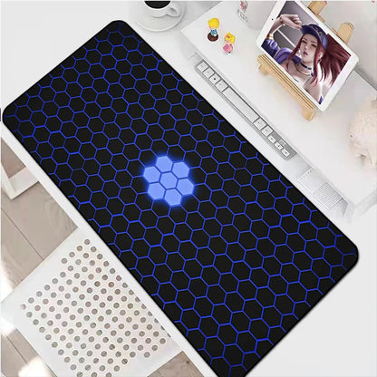 Honeycomb Gaming Mouse Mat Mausepad Gamer Cabinet Pc Accessories Keyboard Pad Deskmat Mousepad Mats Mause Laptops Pads Anime Xxl