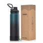 WATERSY 650ml Double Wall Thermal Bottle Stainless Steel Insulated Bottle with Handle Sports Water Bottle Vacuum Flask Keep Cold