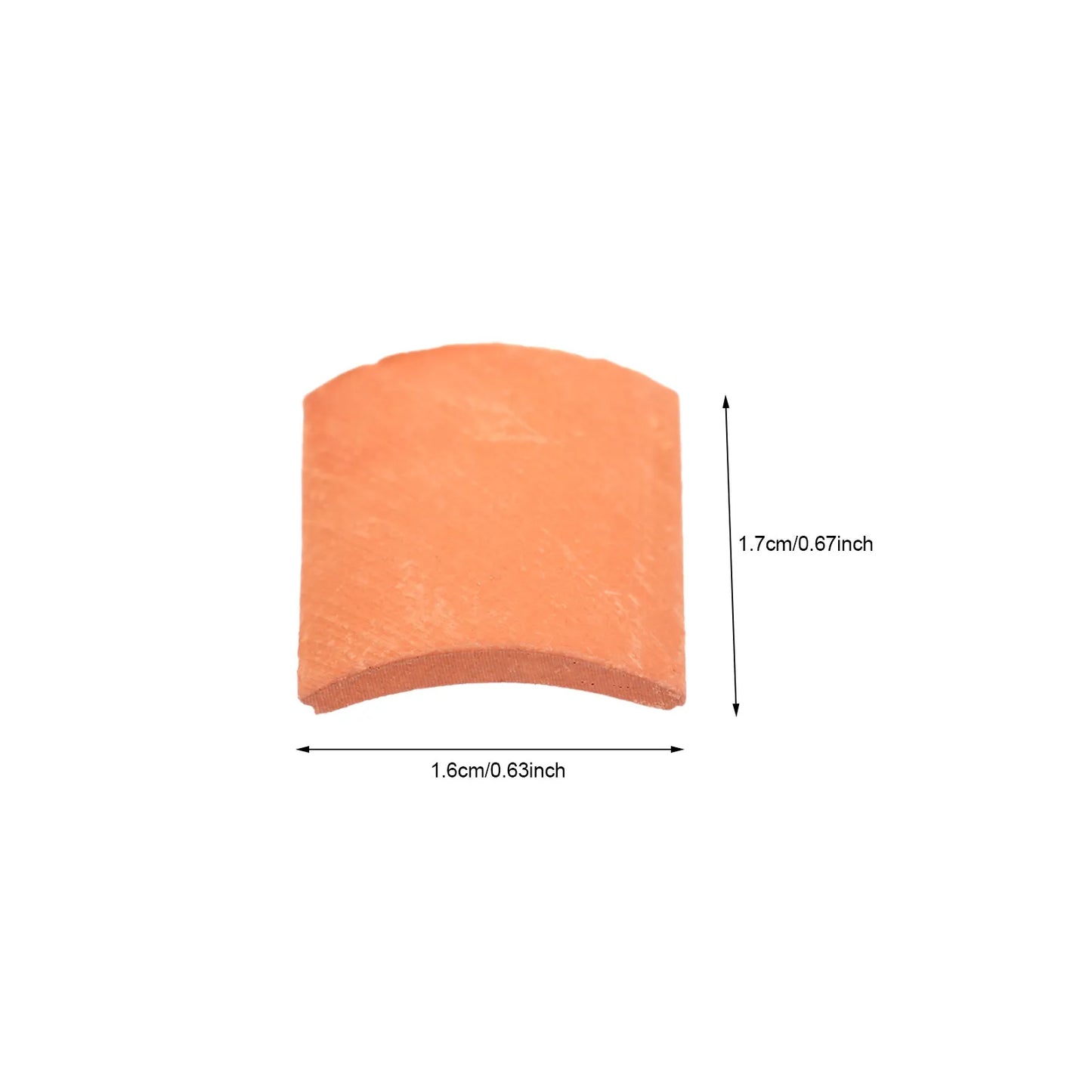 70pcs Mini Roof Tiles Miniature Simulated Roof Tiles Models Pottery Clay Roof Tiles DIY Miniature House Props 1.7x1.6cm