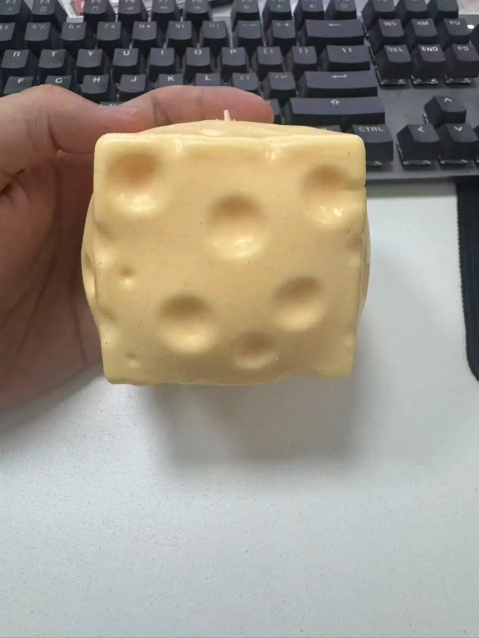 Giant Cheese Squeeze Toy Extra Large Size Cheese Squishy Fidget Toys quick rebound Shapeable Venting Ball for Adults Gifts