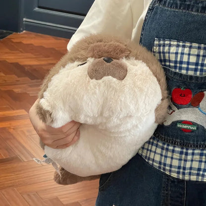 40CM Cute Seal Plush Pillow Lifelike Simulation Stuffed Sea Otter Soft Doll Animal Toy Kawaii Cartoon Blue Brown Otter Kid Gift