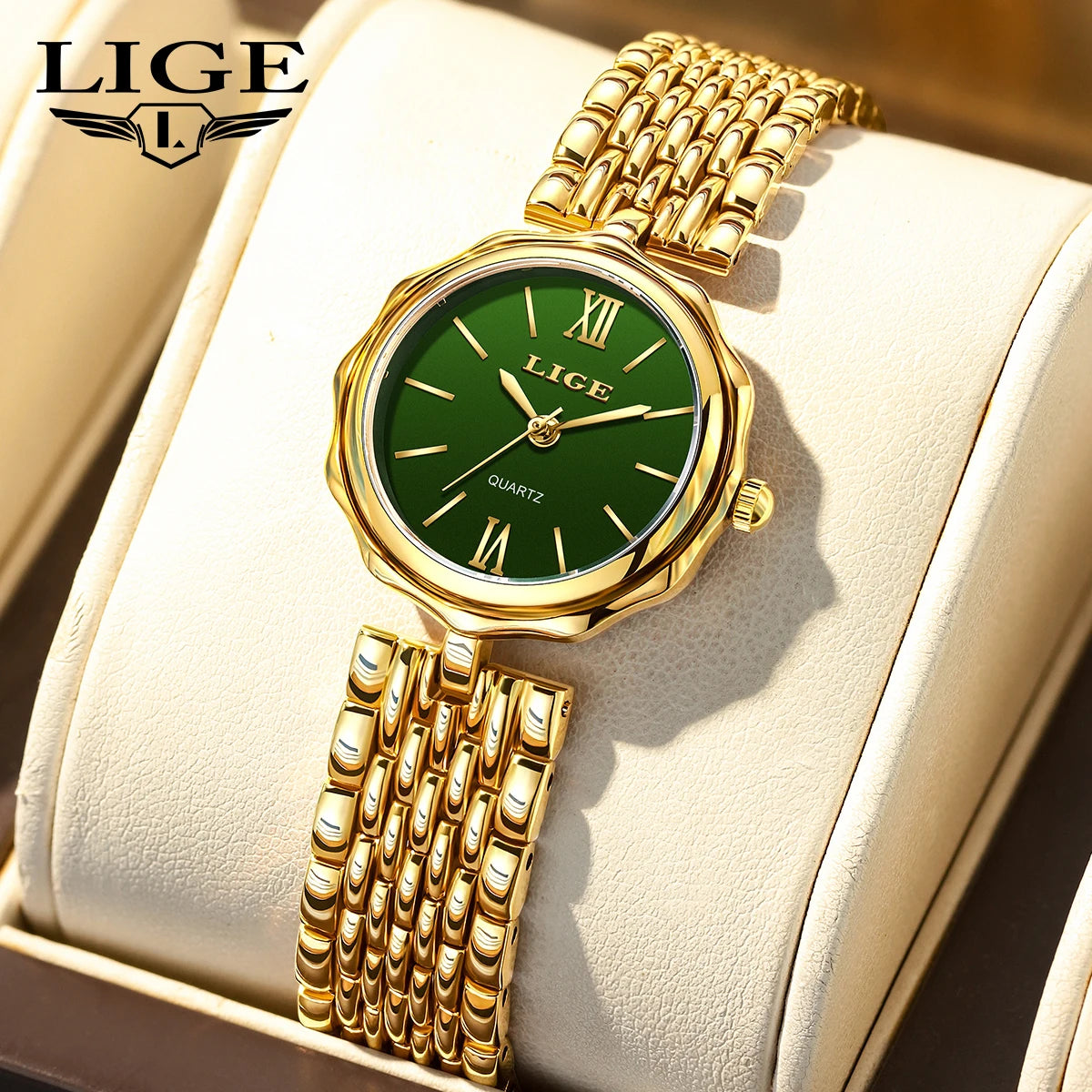LIGE Quartz Women Watches Fashion Elegant Bracelet Watch For Women Luxury Creative Steel Waterproof Watch Femme Relogio Feminino