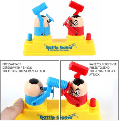 Interactive Hammer Battle Game for Kids Family Board Game Sparring Robot Toy Tabletop Battle Game Gift for Children Indoor Play
