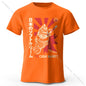 Japanese Foodie Print 100% Cotton T-Shirt, Soft & Breathable Round Neck Short Sleeve Tee, Unisex Cute & Cultural Style