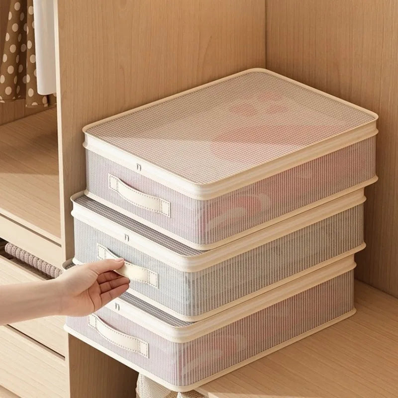 Home Bed Sheets Duvet Covers Thickened Sorting Bags Wardrobes Cotton Quilts Clothing Compartments Dust-proof Storage Bags