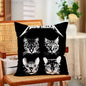 M-Metallica Band Pillow Cases for Bedroom Living Room Sofa Home Decor Polyester Cushion Cover with Zipper