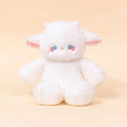 Creative Run Fast Series Plush Toys Cartoon Stuffed Animal Soft Cute West Highland calf Babys Appease Doll Pendat for Kid Gifts