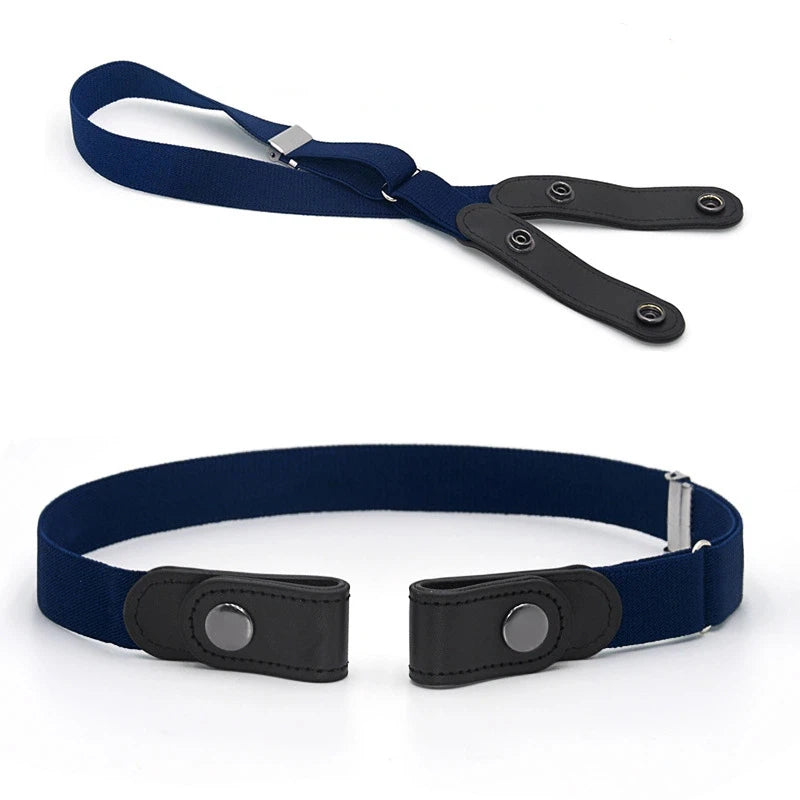 1pc Buckle-Free Belt For Jean Pants,Dresses,No Buckle Stretch Elastic Waist Belt For Women/Men,No Bulge,No Hassle Waist Belt