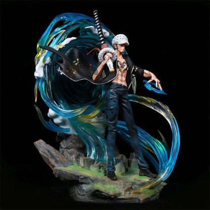 One Piece Gk Special Edition Trafalgar Law Figure Model Luminous Sculpture Display Piece Illusory Glow Collectible Toy